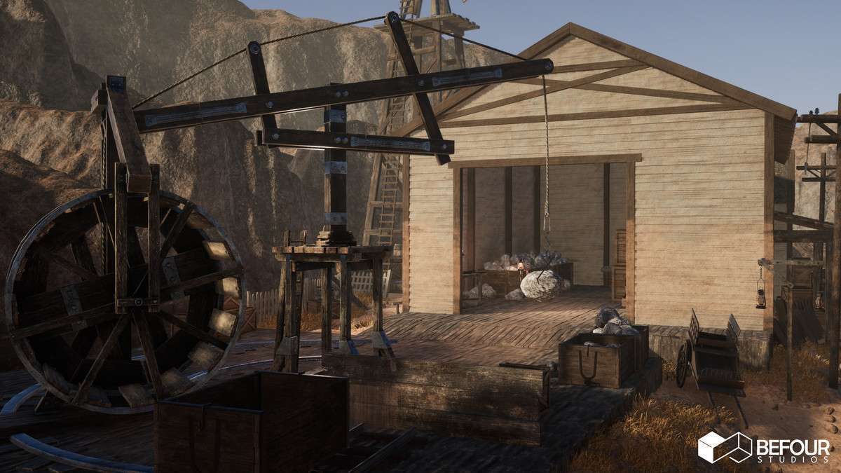 Western Desert Town Environment Screenshot {loop_index}