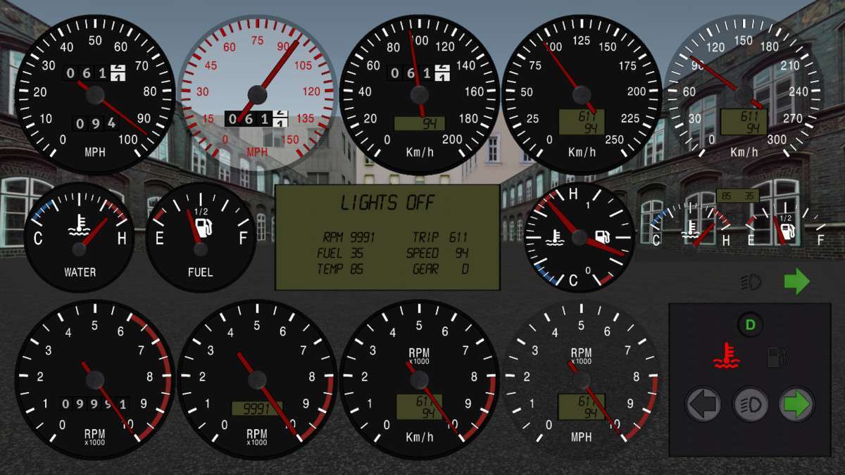 Automotive Gauges – GUI & Code Screenshot {loop_index}