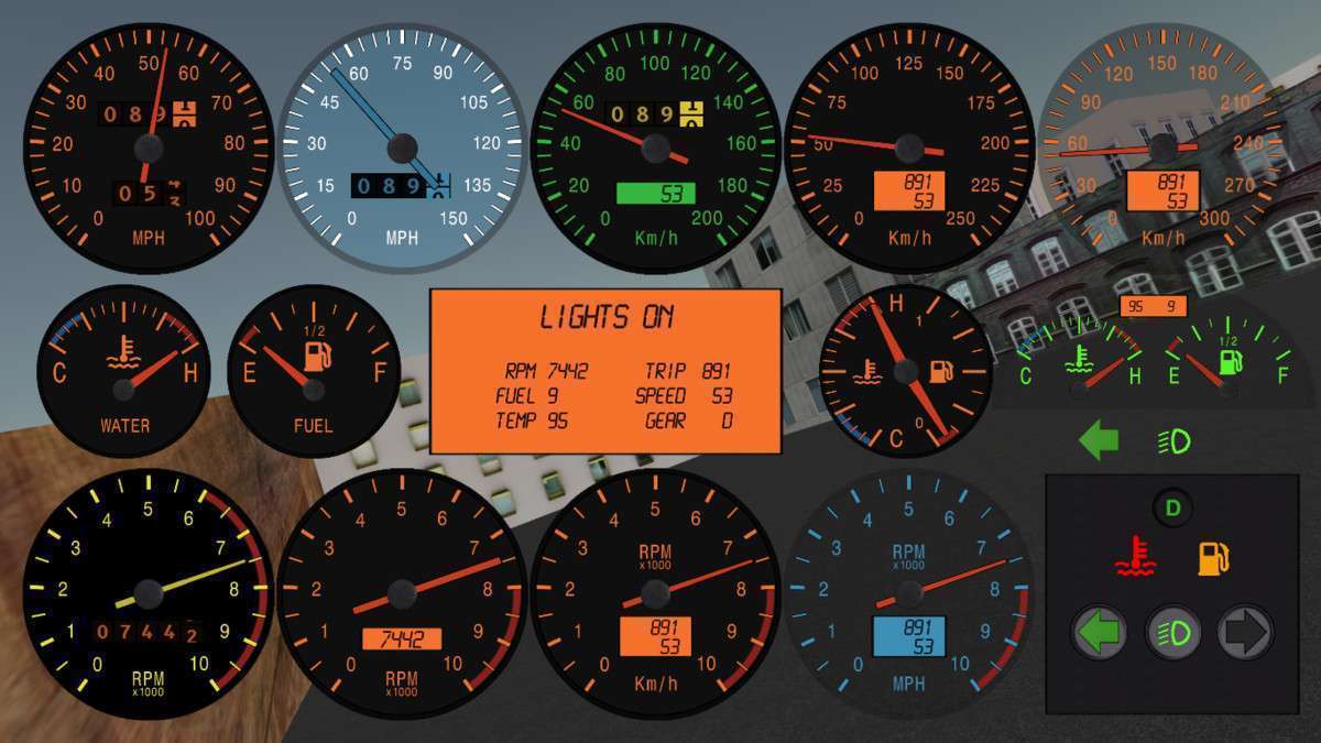 Automotive Gauges – GUI & Code Screenshot {loop_index}