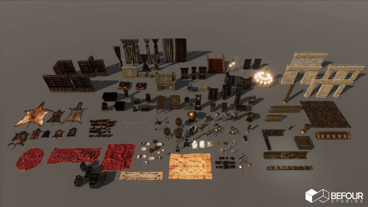 Victorian Mansion Environment Screenshot {loop_index}