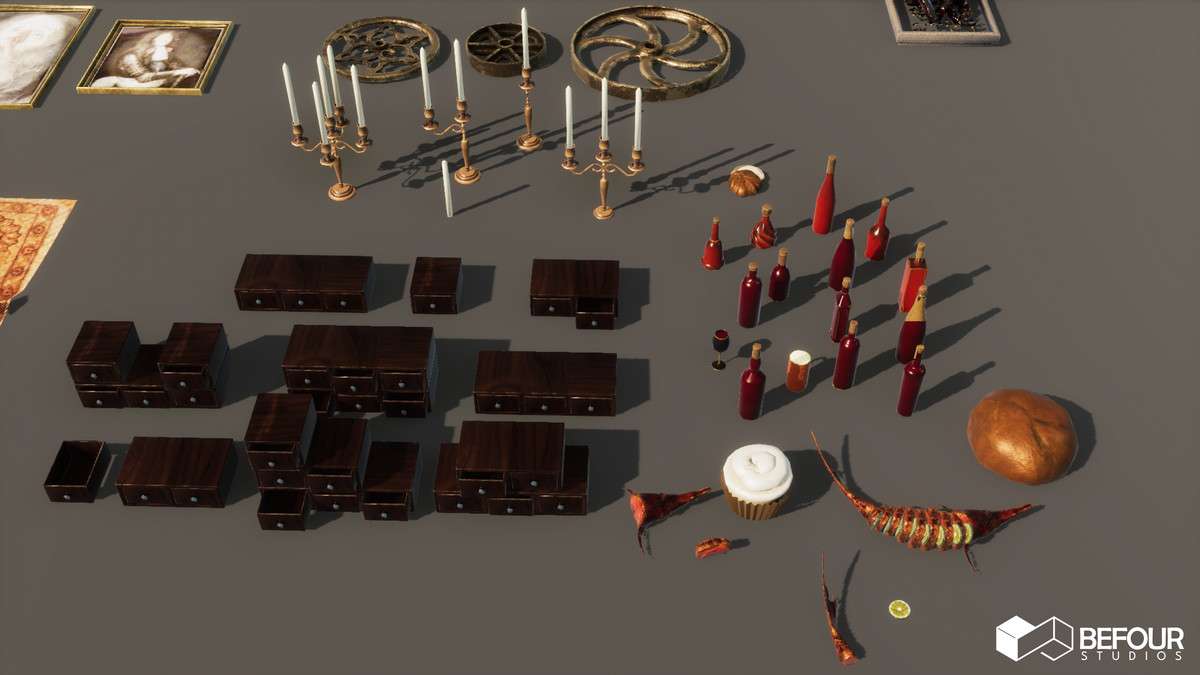 Victorian Mansion Environment Screenshot {loop_index}