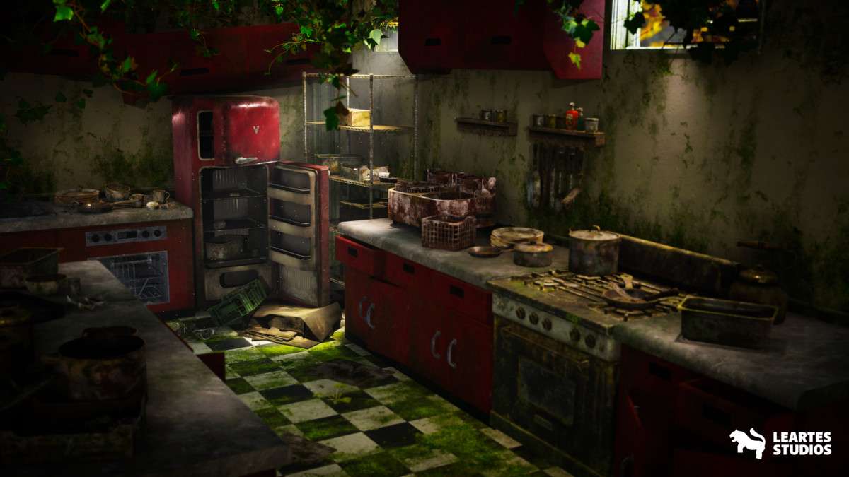 Post-Apo American Diner Environment / Exterior + Interior Screenshot {loop_index}