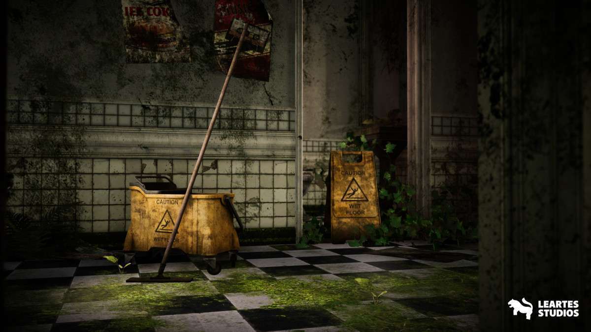 Post-Apo American Diner Environment / Exterior + Interior Screenshot {loop_index}