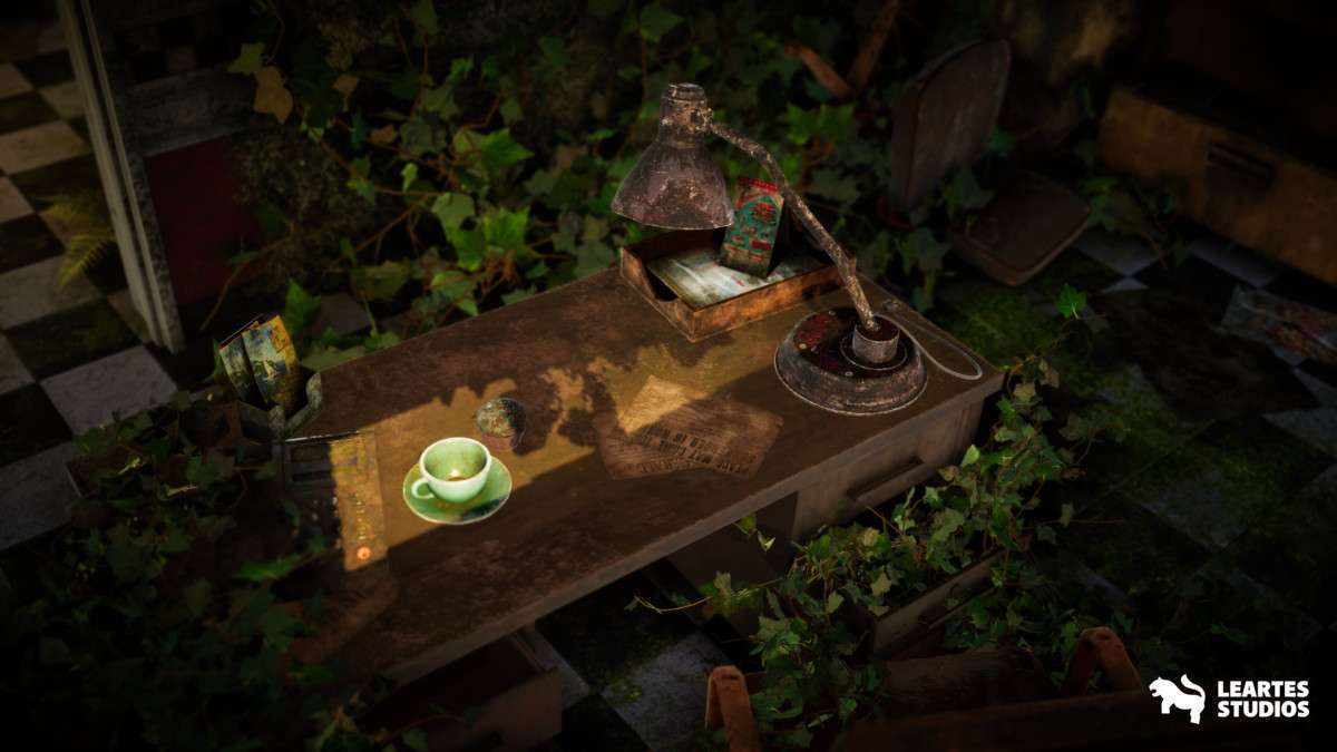 Post-Apo American Diner Environment / Exterior + Interior Screenshot {loop_index}