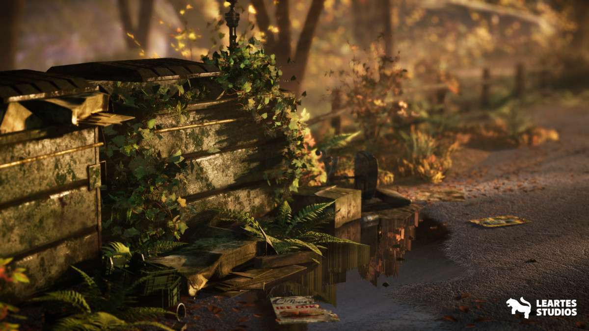 Post-Apo American Diner Environment / Exterior + Interior Screenshot {loop_index}