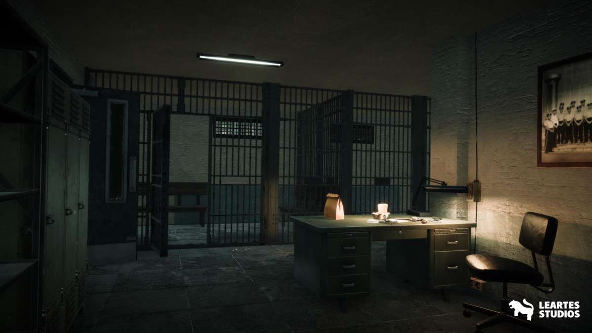 Retro Police Station Environment / Exterior + Interior Screenshot {loop_index}