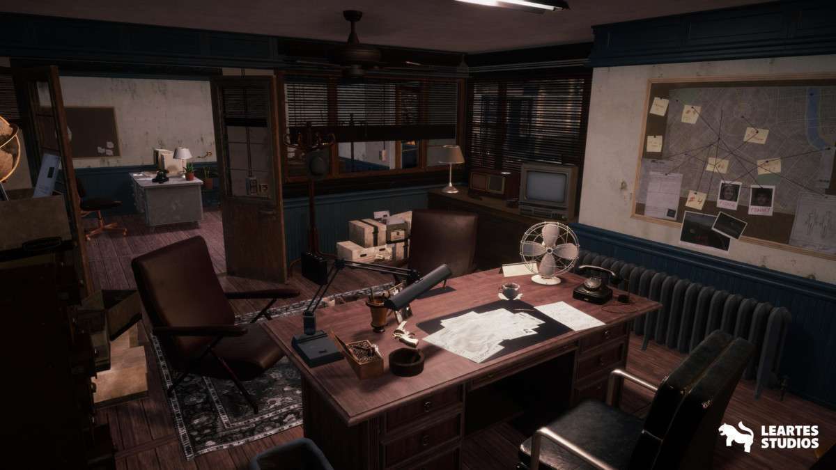 Retro Police Station Environment / Exterior + Interior Screenshot {loop_index}