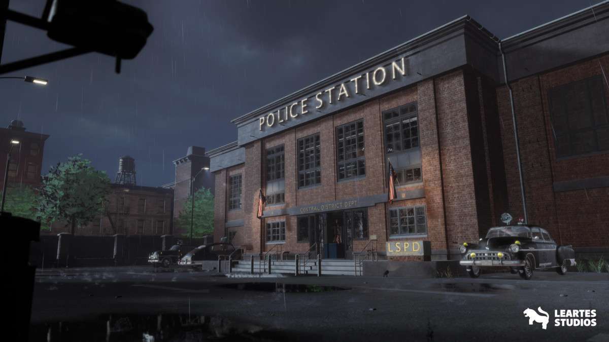 Retro Police Station Environment / Exterior + Interior Screenshot {loop_index}
