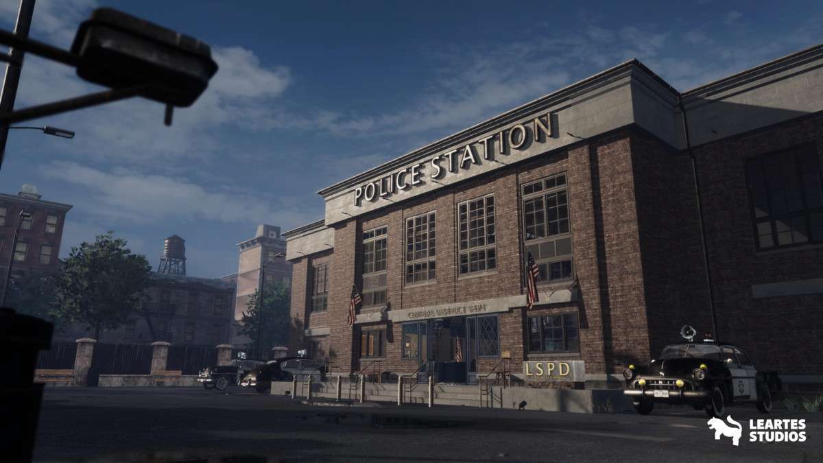 Retro Police Station Environment / Exterior + Interior Screenshot {loop_index}