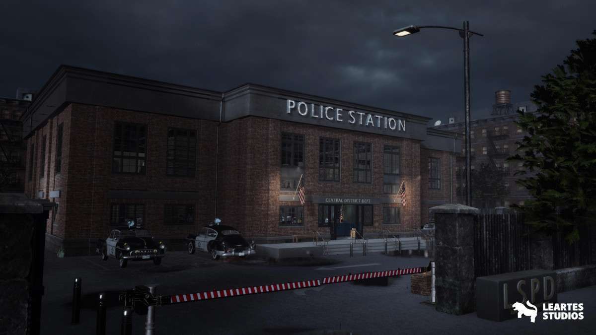 Retro Police Station Environment / Exterior + Interior Screenshot {loop_index}
