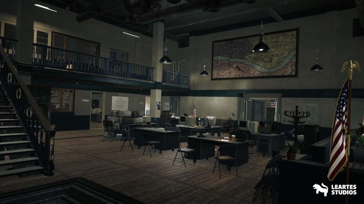 Retro Police Station Environment / Exterior + Interior Screenshot {loop_index}
