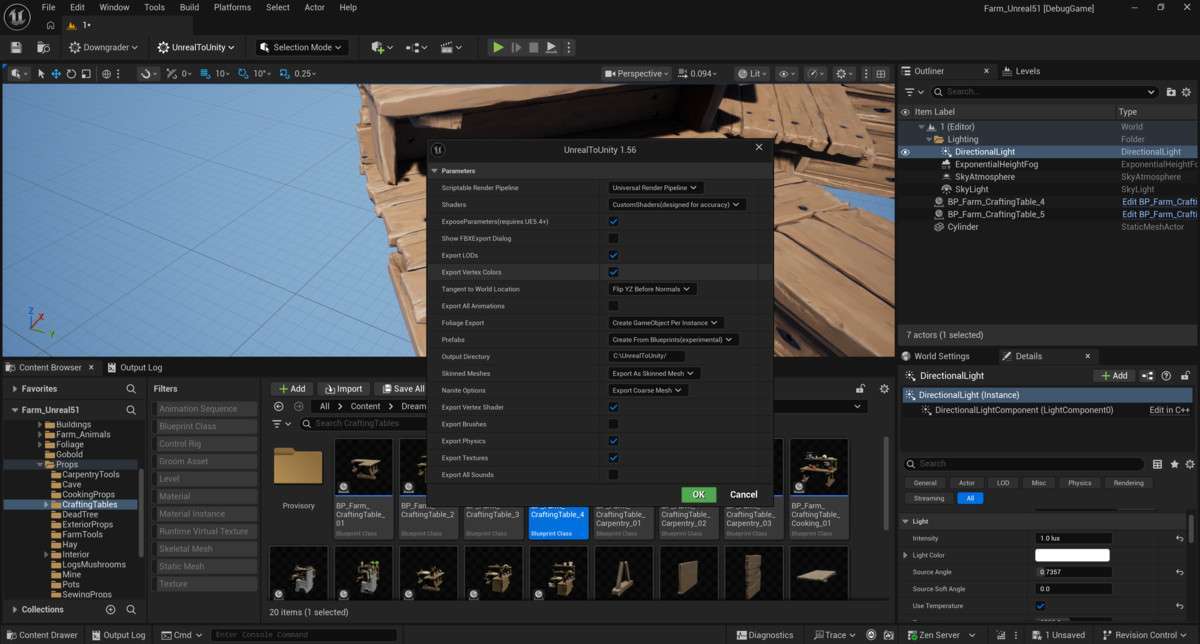 Exporter for Unreal to/for Unity 2026 Screenshot {loop_index}