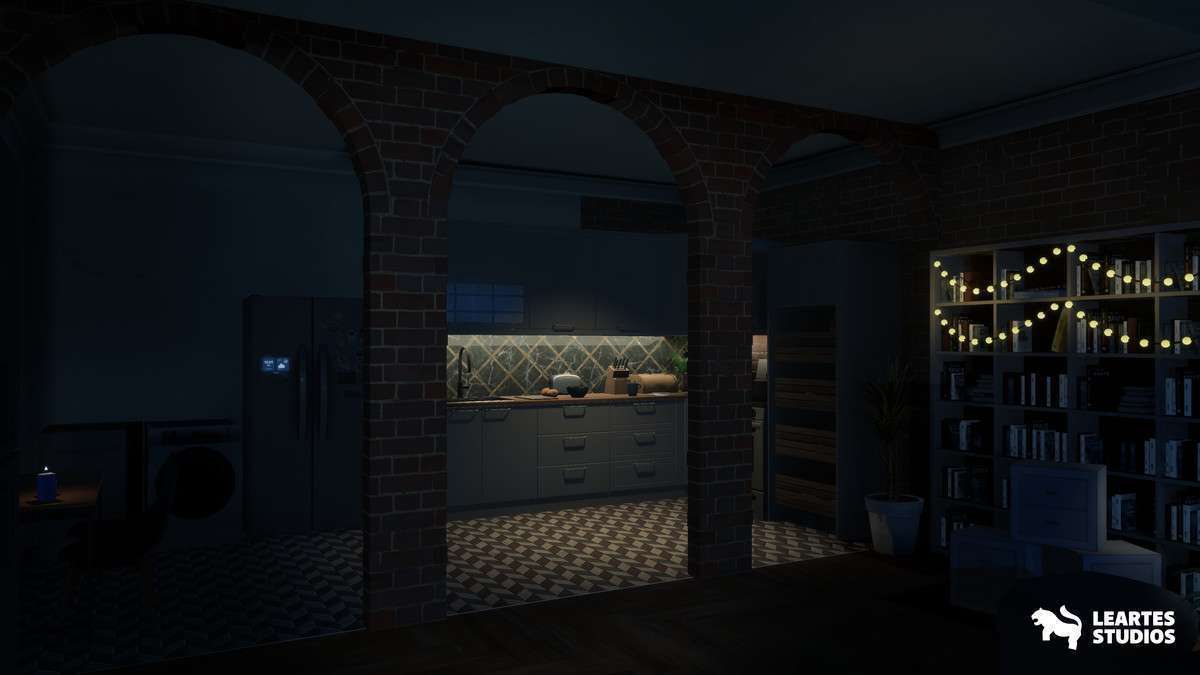 Student Apartment Interior Screenshot {loop_index}