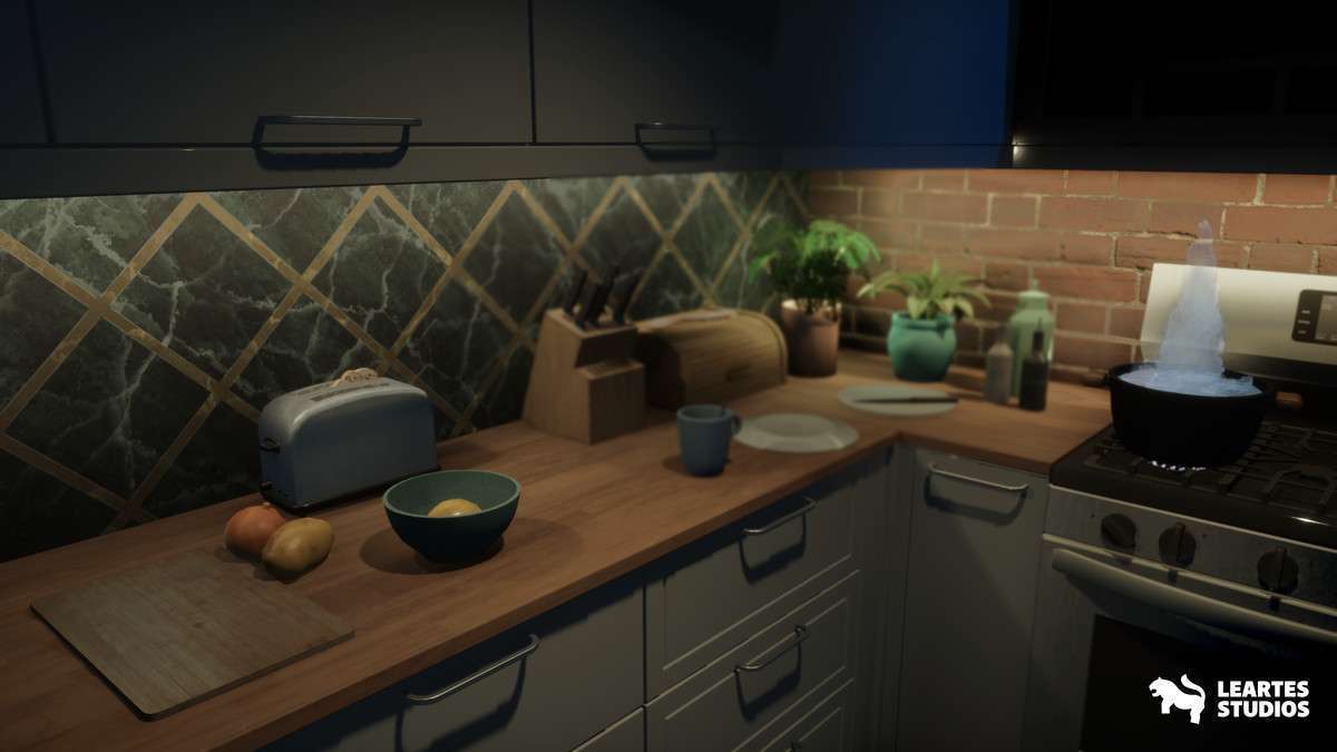 Student Apartment Interior Screenshot {loop_index}