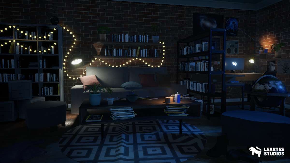 Student Apartment Interior Screenshot {loop_index}