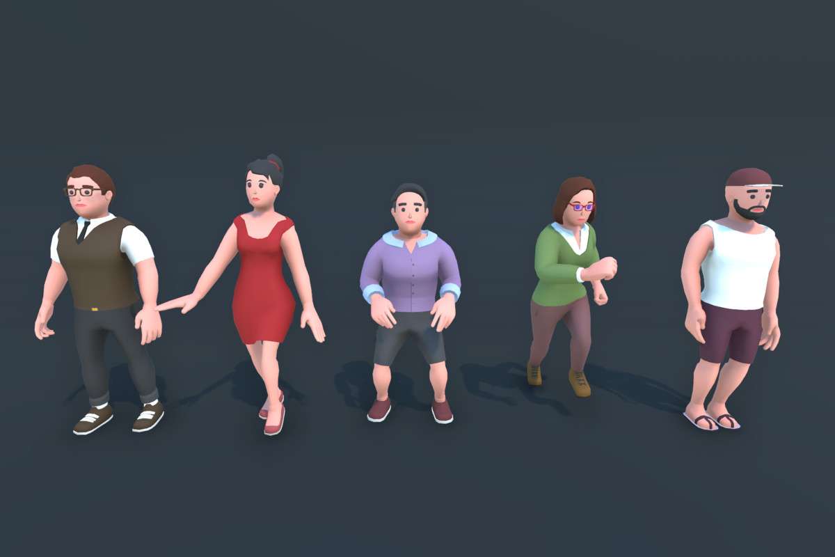 Customizable 3D Characters Vol 1 Screenshot {loop_index}