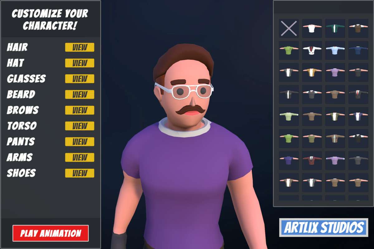 Customizable 3D Characters Vol 1 Screenshot {loop_index}