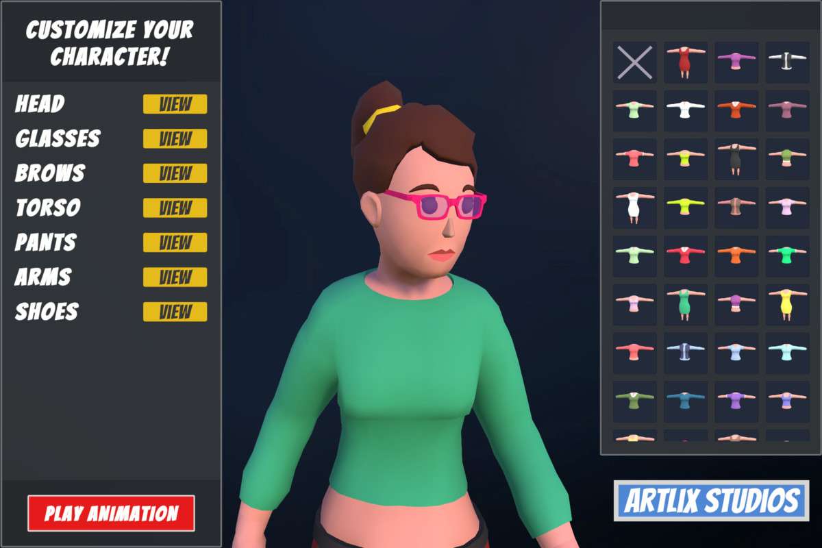 Customizable 3D Characters Vol 1 Screenshot {loop_index}