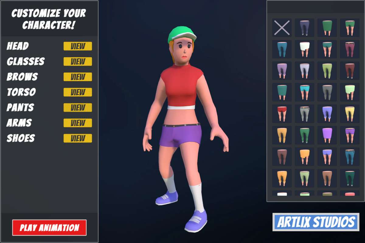 Customizable 3D Characters Vol 1 Screenshot {loop_index}
