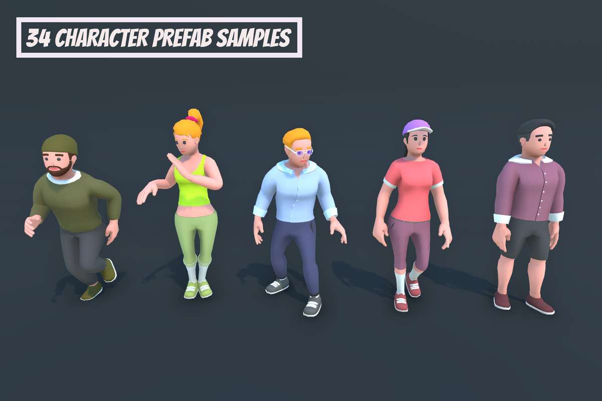 Customizable 3D Characters Vol 1 Screenshot {loop_index}