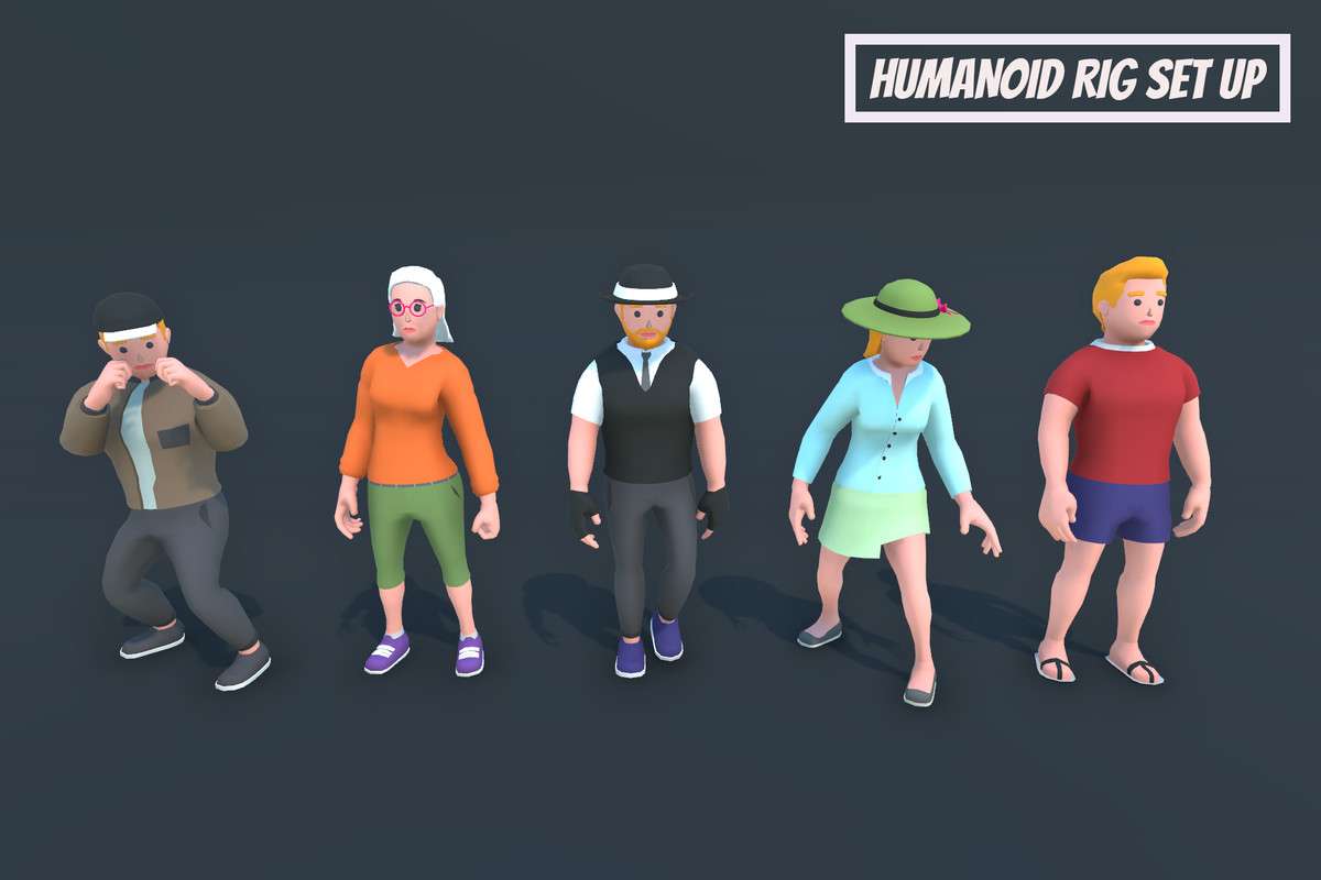 Customizable 3D Characters Vol 1 Screenshot {loop_index}