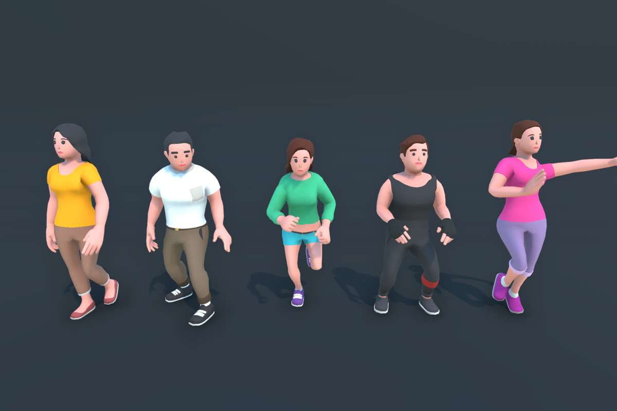 Customizable 3D Characters Vol 1 Screenshot {loop_index}