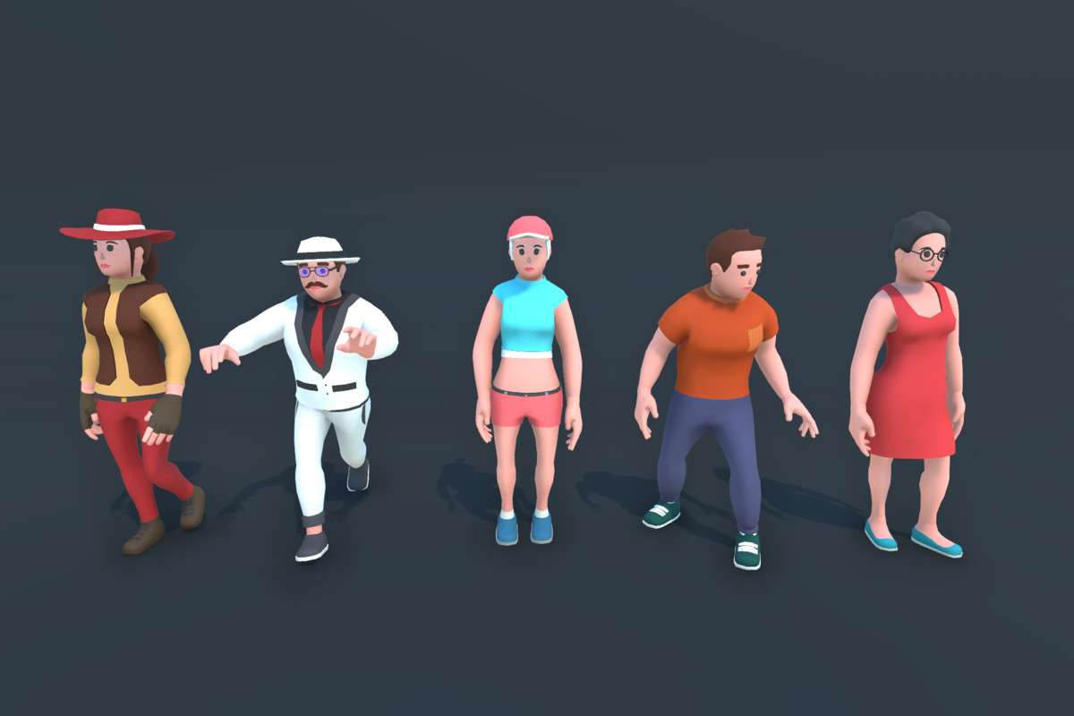 Customizable 3D Characters Vol 1 Screenshot {loop_index}