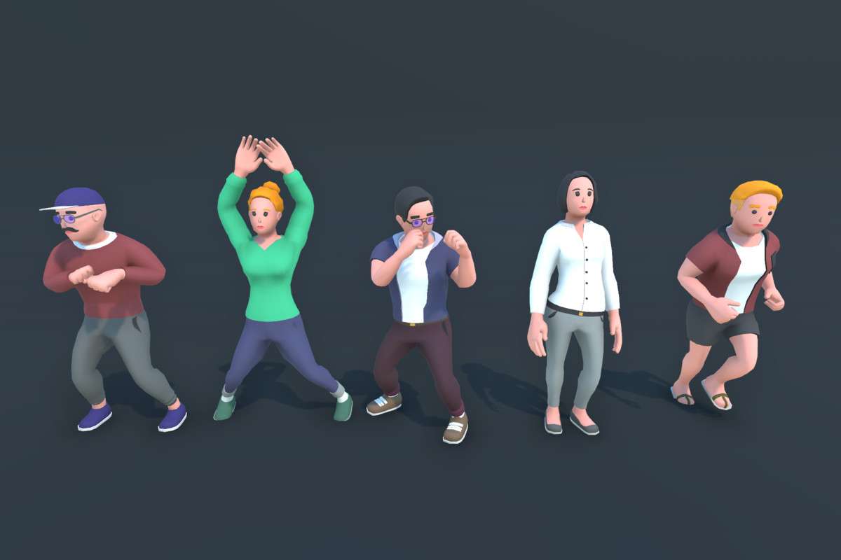 Customizable 3D Characters Vol 1 Screenshot {loop_index}