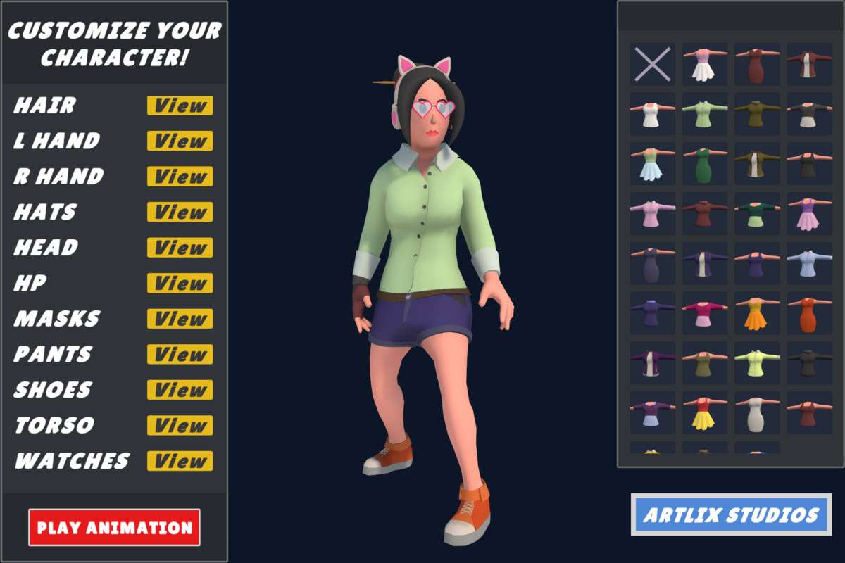 Customizable 3D City Characters Vol 1 Screenshot {loop_index}