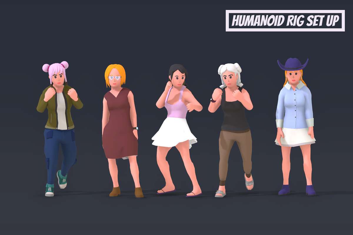 Customizable 3D City Characters Vol 1 Screenshot {loop_index}