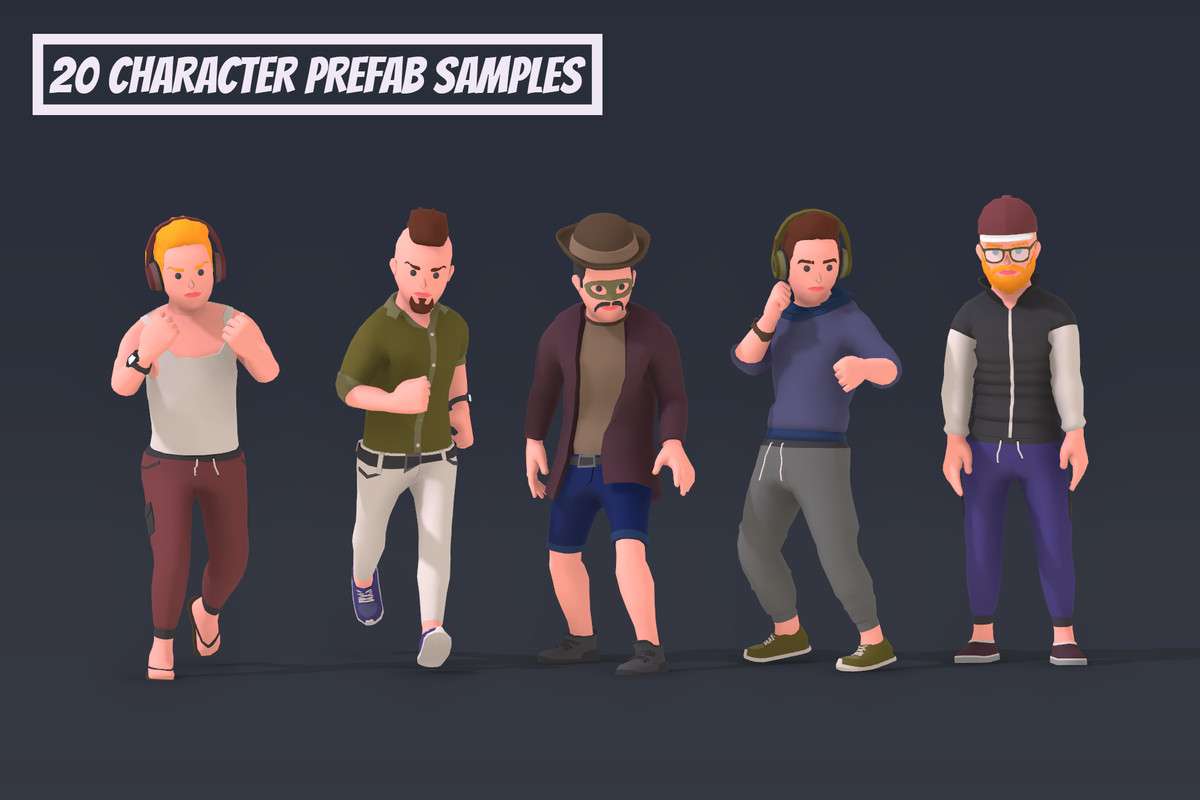 Customizable 3D City Characters Vol 1 Screenshot {loop_index}