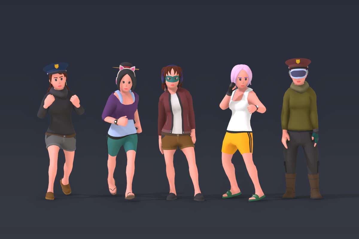 Customizable 3D City Characters Vol 1 Screenshot {loop_index}