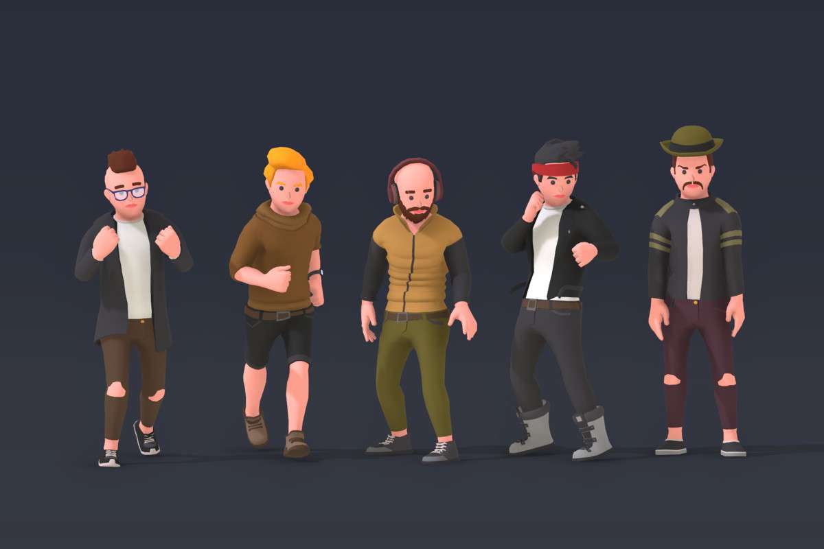 Customizable 3D City Characters Vol 1 Screenshot {loop_index}