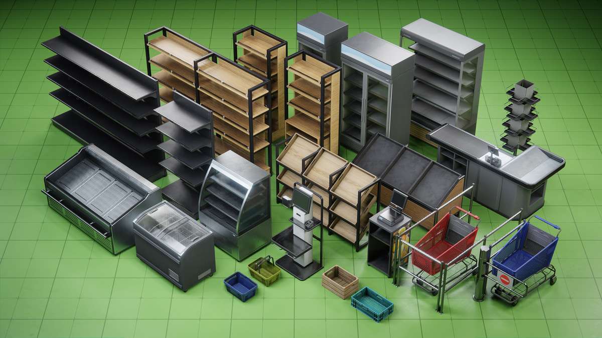 Grocery Store Furniture Pack Vol. 1 Screenshot {loop_index}