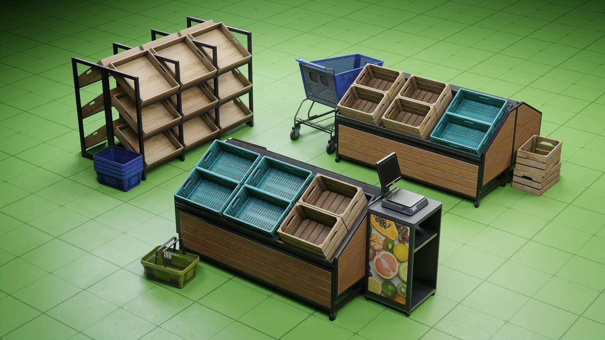 Grocery Store Furniture Pack Vol. 1 Screenshot {loop_index}