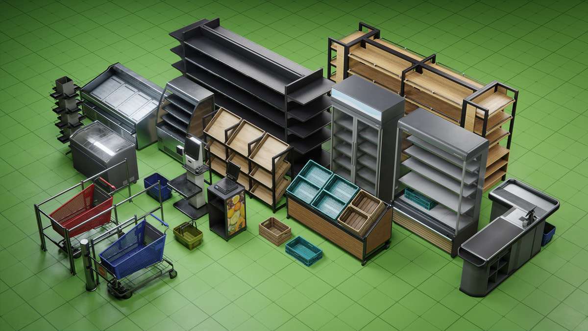 Grocery Store Furniture Pack Vol. 1 Screenshot {loop_index}