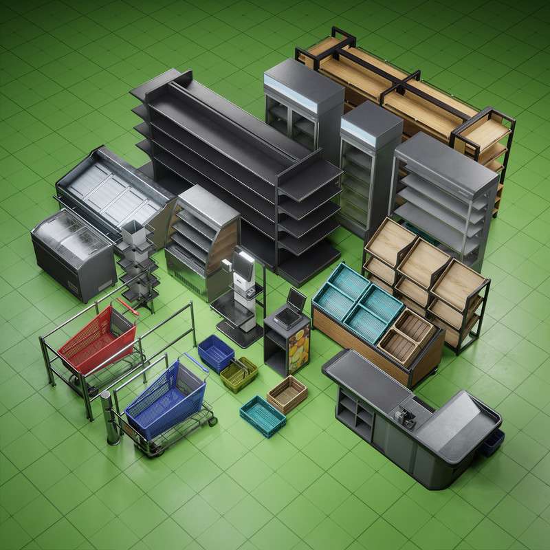 Grocery Store Furniture Pack Vol. 1 Screenshot {loop_index}