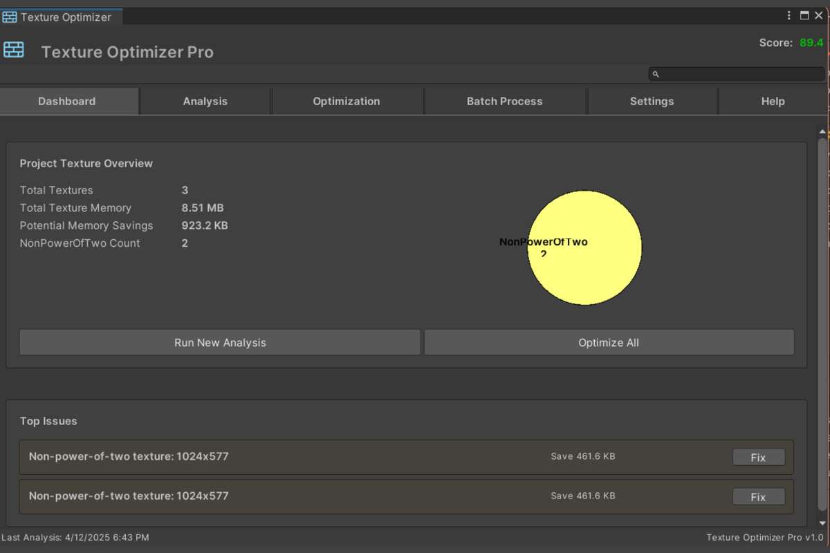 Texture Optimizer Pro (TOP) Screenshot {loop_index}