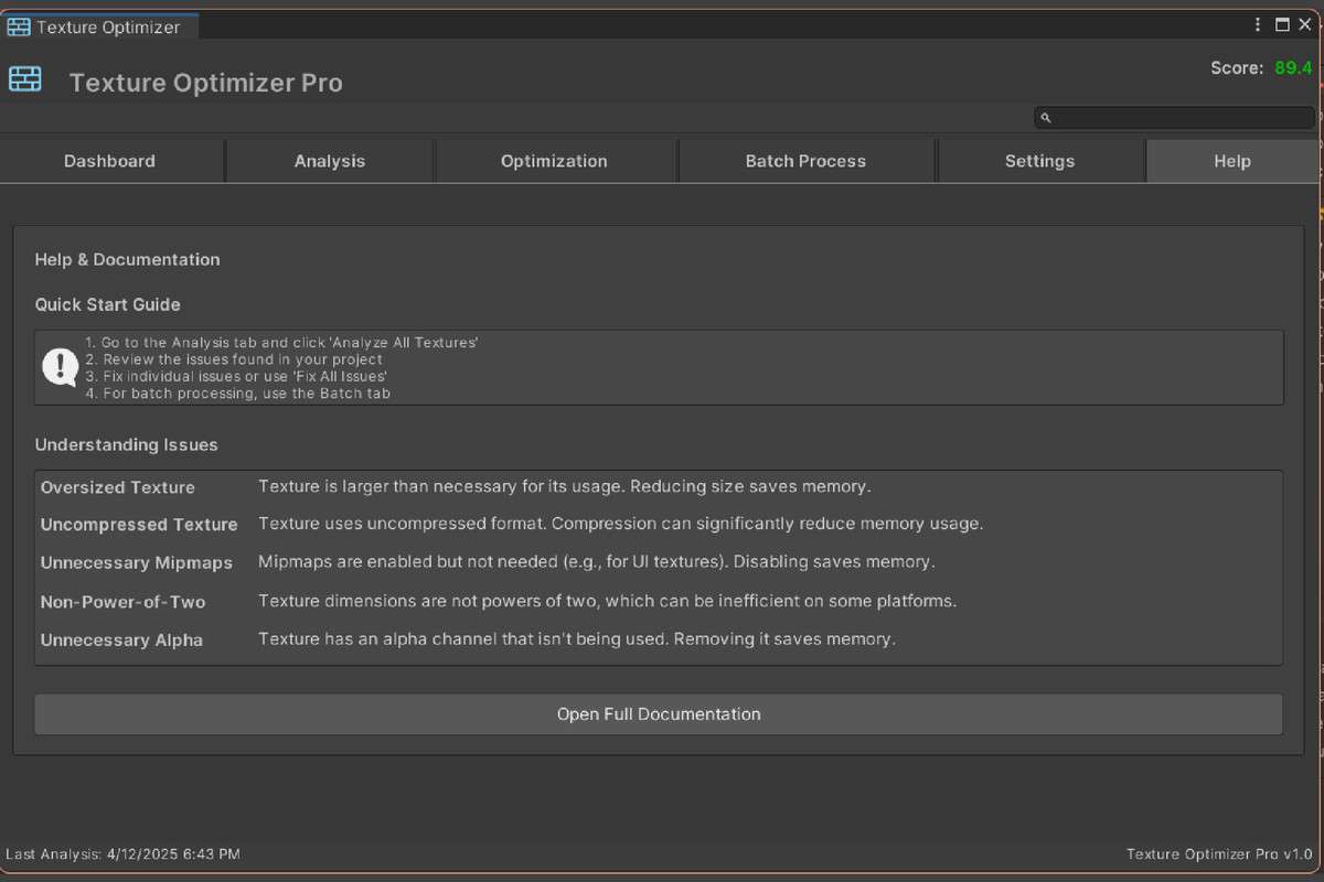 Texture Optimizer Pro (TOP) Screenshot {loop_index}