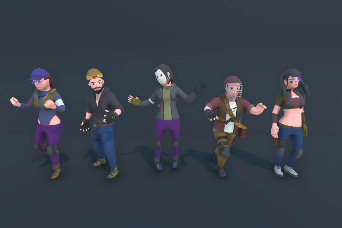 Customizable 3D Survival Characters Vol 2 Screenshot {loop_index}