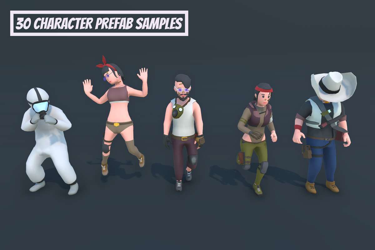 Customizable 3D Survival Characters Vol 2 Screenshot {loop_index}