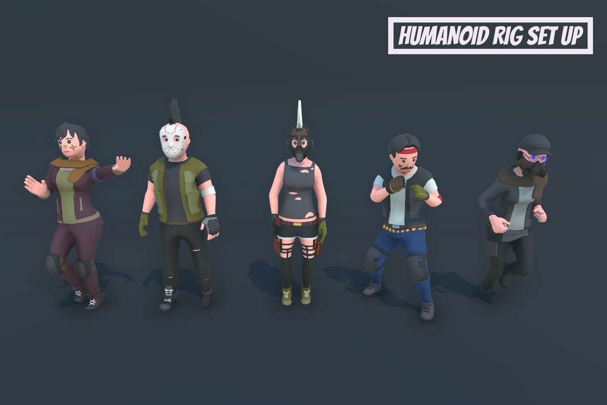 Customizable 3D Survival Characters Vol 2 Screenshot {loop_index}