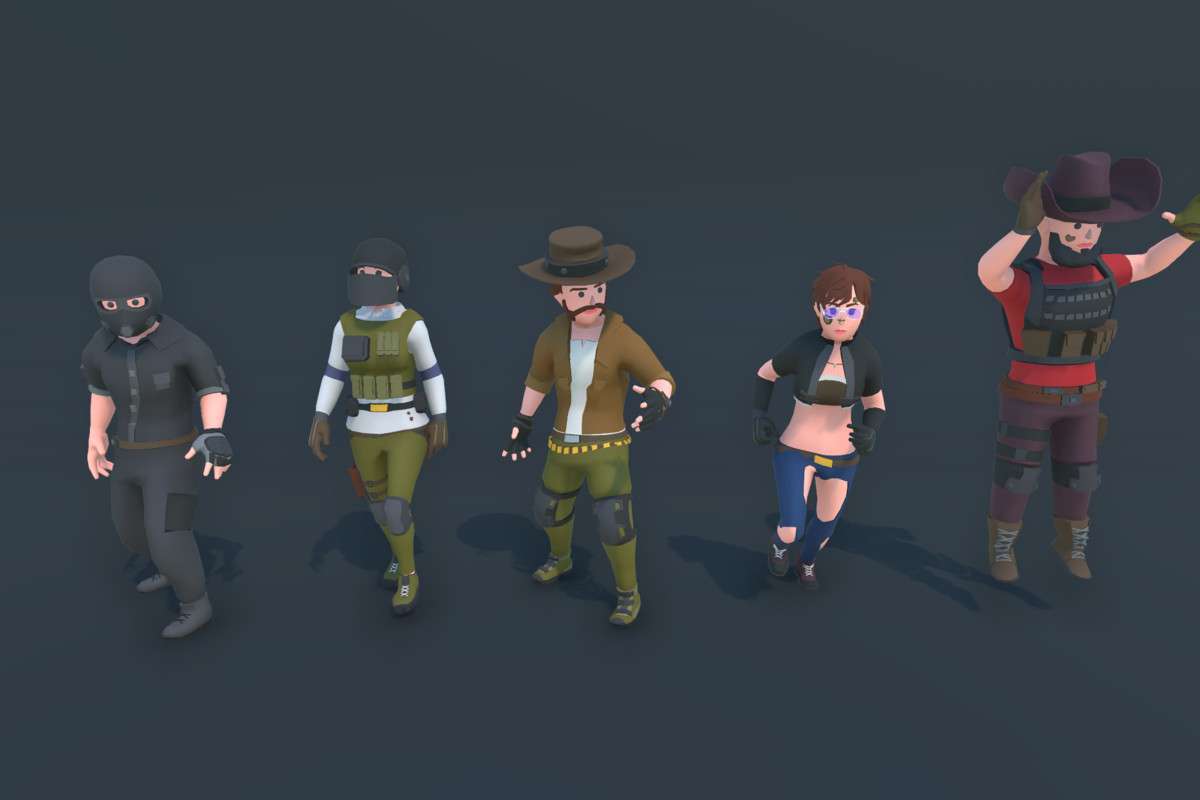 Customizable 3D Survival Characters Vol 2 Screenshot {loop_index}