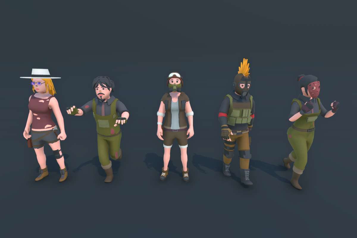 Customizable 3D Survival Characters Vol 2 Screenshot {loop_index}