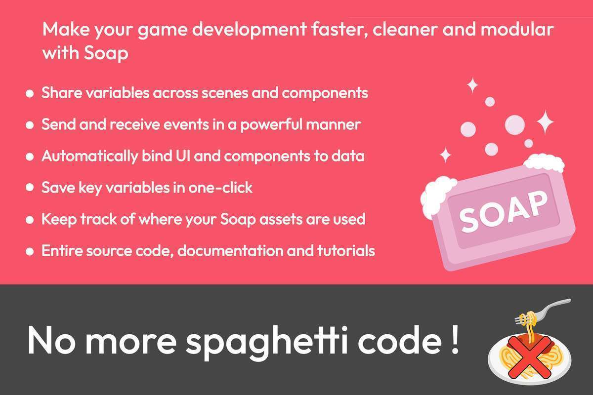 Soap – ScriptableObject Architecture Pattern Screenshot {loop_index}