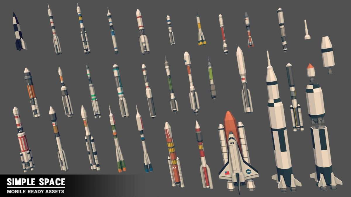 Simple Space – Cartoon Assets Screenshot {loop_index}