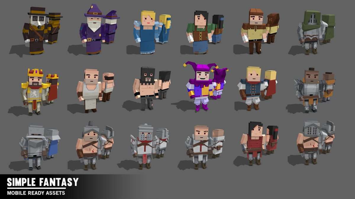 Simple Fantasy – Cartoon Assets Screenshot {loop_index}