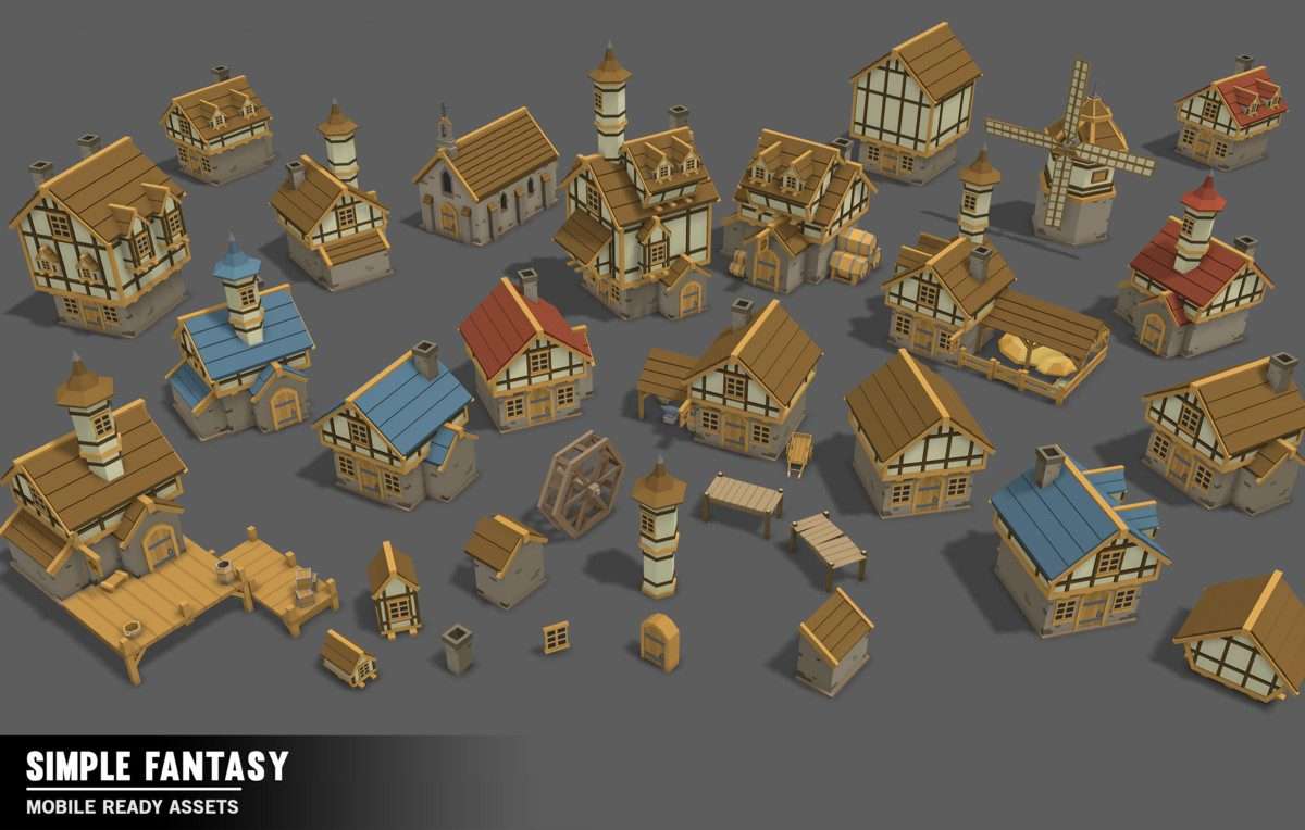Simple Fantasy – Cartoon Assets Screenshot {loop_index}