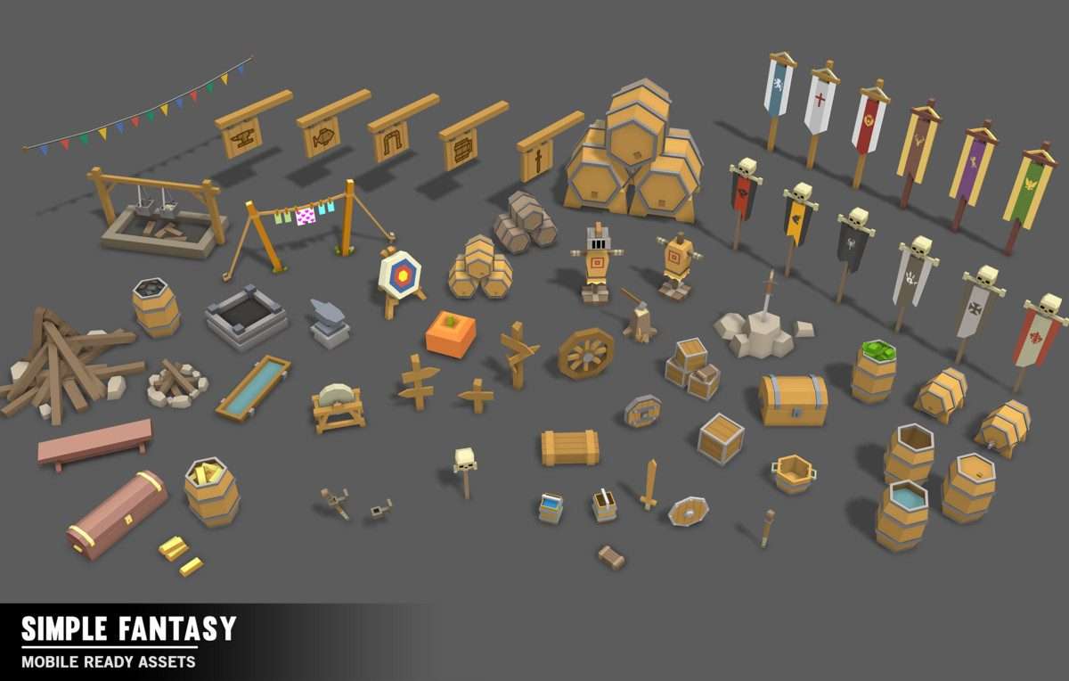 Simple Fantasy – Cartoon Assets Screenshot {loop_index}