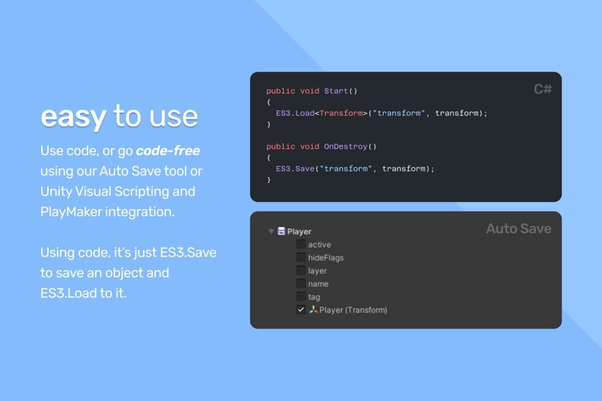 Easy Save – The Complete Save Game & Data Serializer System Screenshot {loop_index}